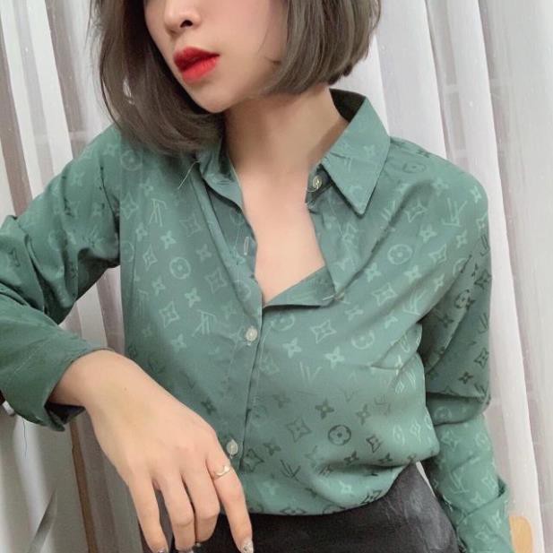 Áo sơ mi gấm Hàng đẹp nhiều màu giao mẫu ngẫu nhiên hot hit