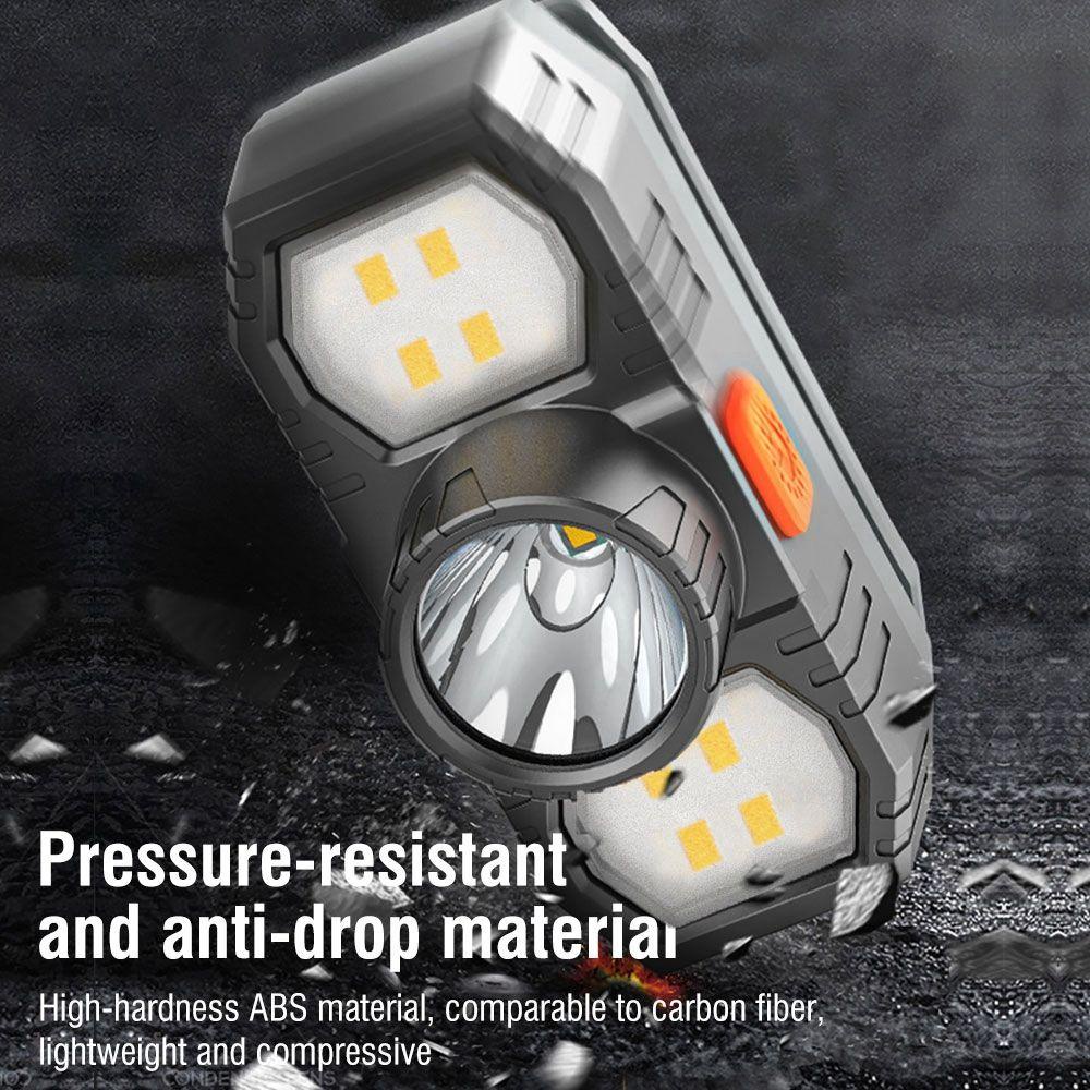 Đèn Pin Đeo Đầu Siêu Sáng 18650 Lithium Thiết Kế Nhỏ Gọn Tiện Dụng Mang Theo Cắm Trại / Dã Ngoại