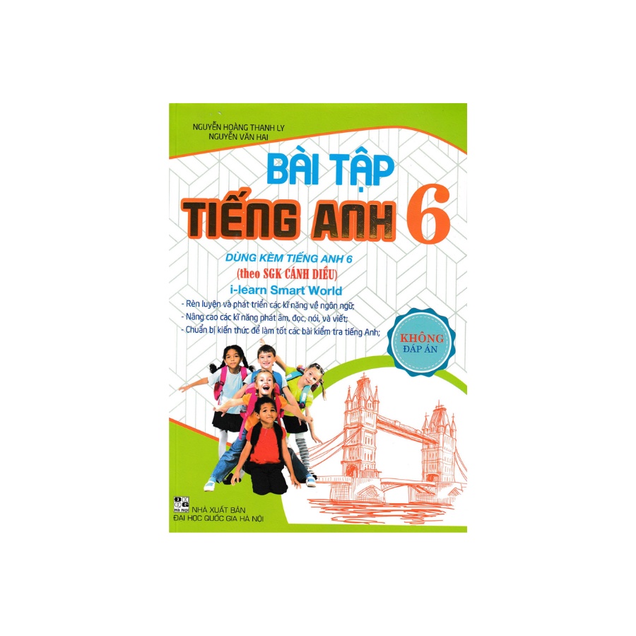 Sách - Bài Tập Tiếng Anh Lớp 6 Không Đáp Án Dùng Kèm SGK Cánh Diều