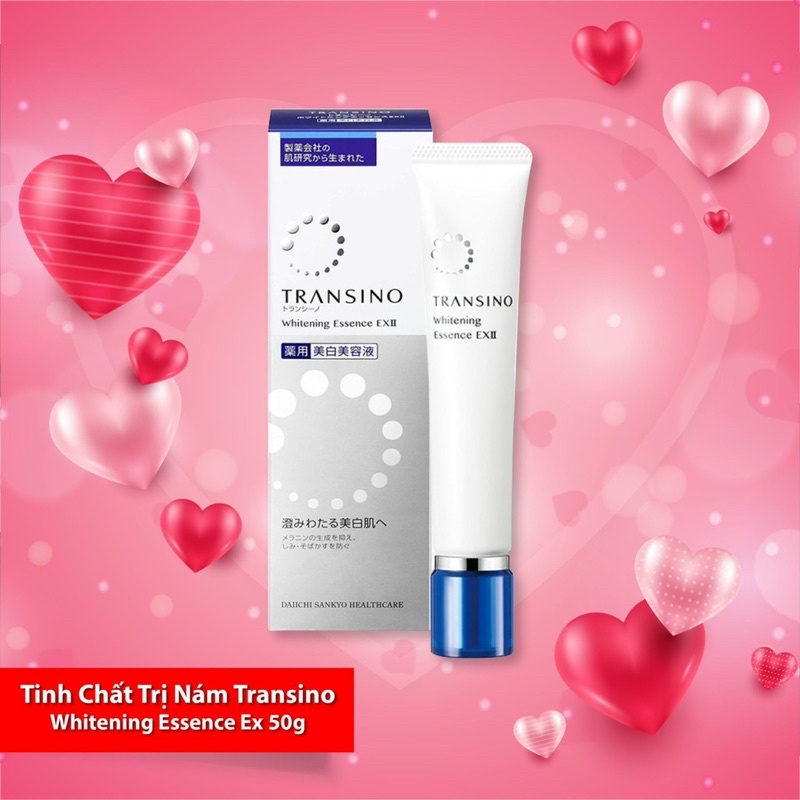 Bộ dưỡng trắng da giúp làm mờ và sạch nám transino