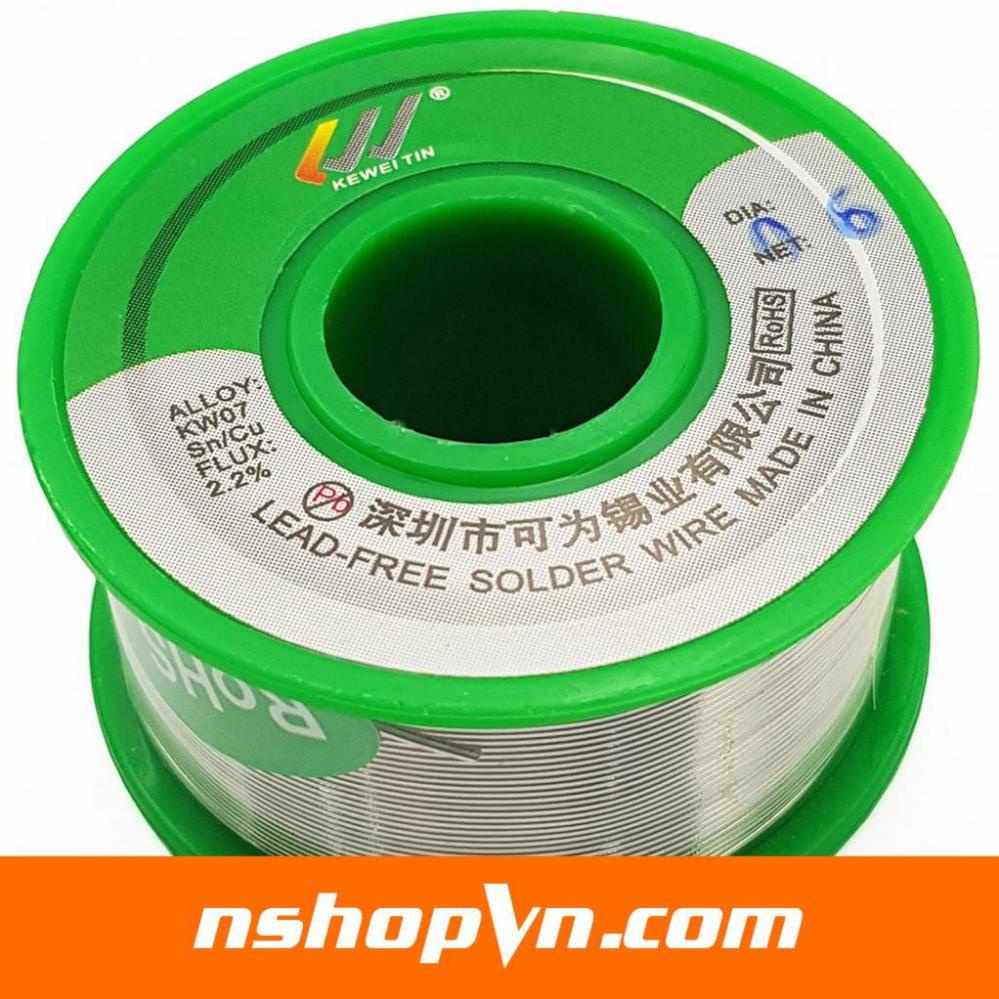 Thiếc hàn không chì 0.6mm, 0.8mm, 1.0mm, 1.2mm - 50gram, 100gram