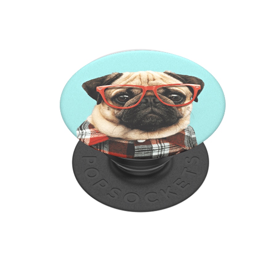 Giá đỡ điện thoại thông minh Popsockets Studious Stu BK - Hàng Chính Hãng