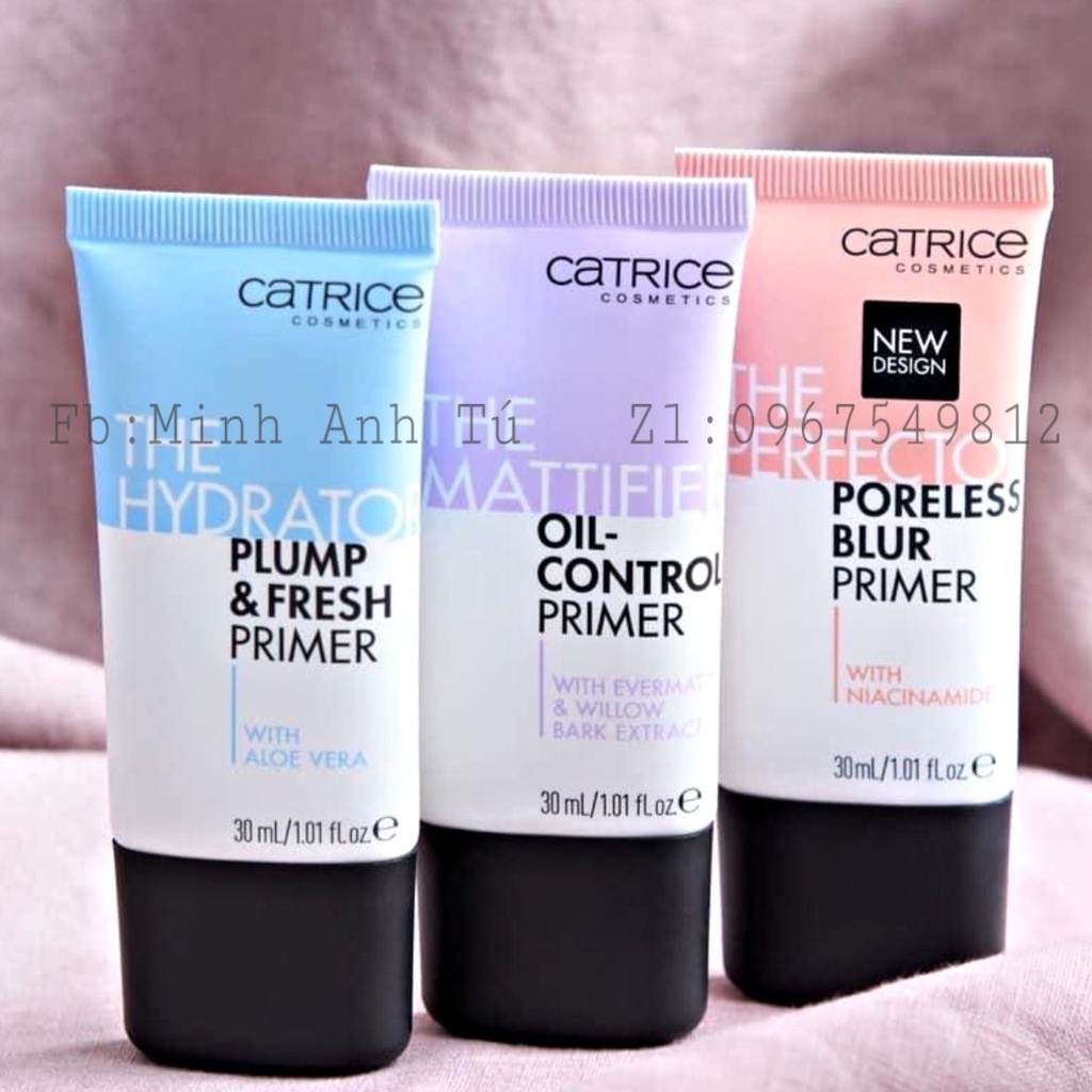 KEM LÓT CATRICE PRIME AND FINE PORE REFINING ANTI-SHINE BASE 30ml