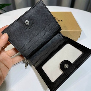 Ví C.oach Snap Wallet With Dancing Kitten siêu đẹp