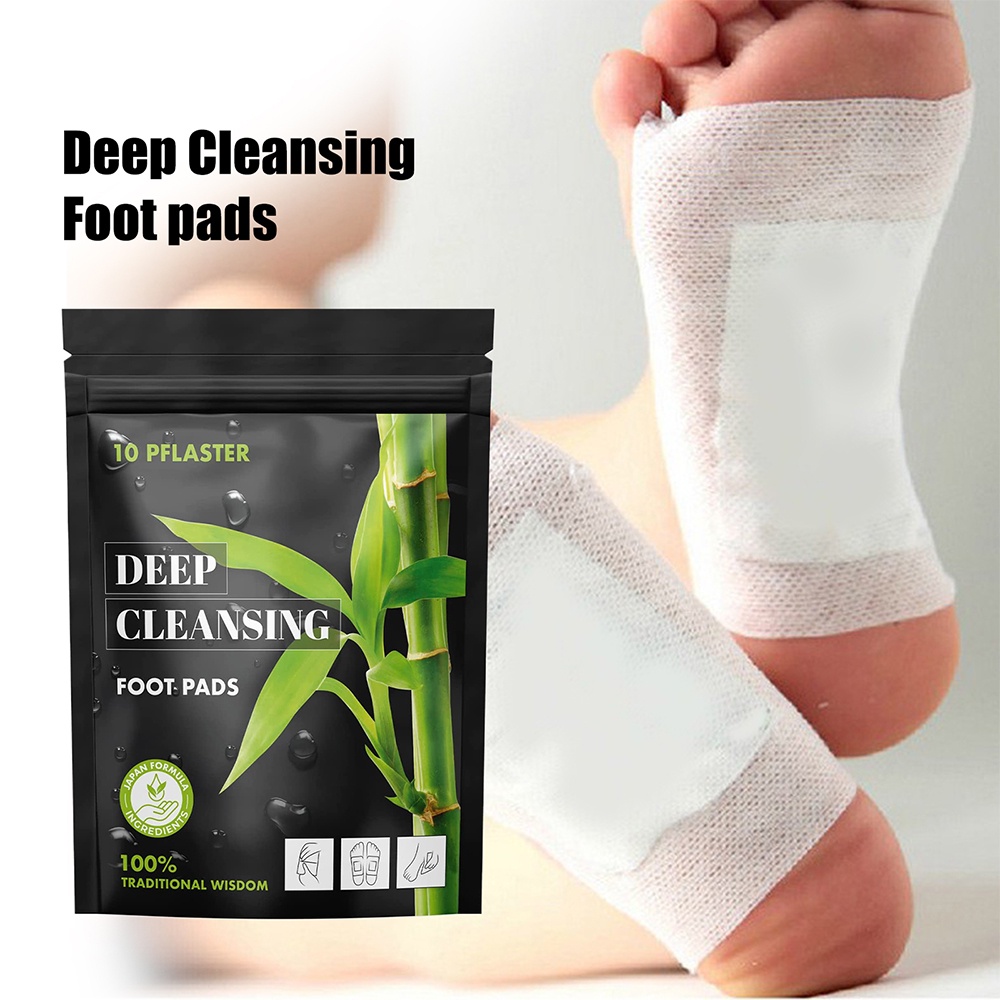 Miếng Dán Bàn Chân Thải Độc Tự Nhiên Giúp Làm Sạch Sâu Và Khử Độc Tố