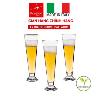 Ly bia cao thủy tinh cao cấp Bormioli Palladio - Hàng chính hãng