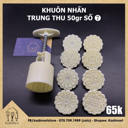 Khuôn nhấn trung thu 🍩FREESHIP🍩 50gr các loại - Kadi Mart nguyên liệu & dụng cụ làm bánh