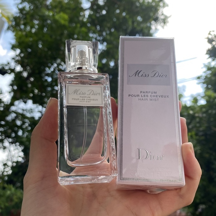 Nước Hoa Cho Tóc Miss Diior Perfum Hair Mist (30ml) - Tester Box Trắng