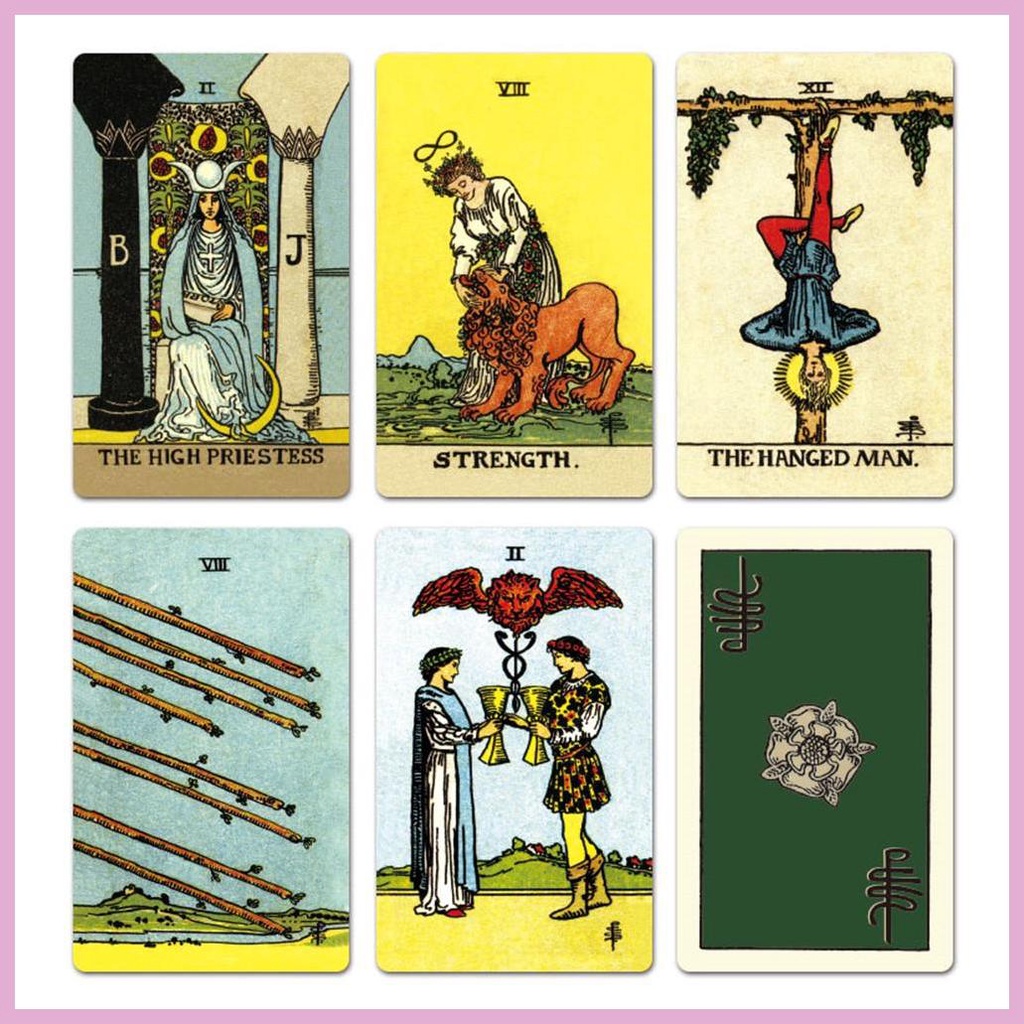 Smith Bộ Thẻ Bài tarot 84 Lá Chất Lượng Cao