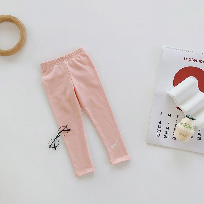 Quần Legging Cotton Co Giãn Thời Trang Xuân Thu 2021 Cho Bé Gái