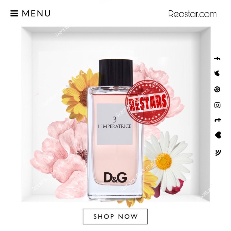 Nước hoa nữ D&G Anthology L`Imperatrice 3 của hãng DOLCE&GABBANA 5ml/10ml/20ml | Thế Giới Skin Care