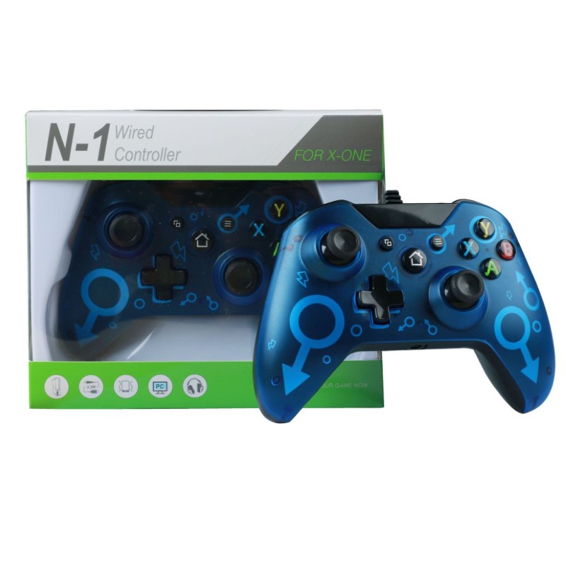 Gamepad Xbox One N1 Blue - cho máy tính, laptop, máy game xbox one