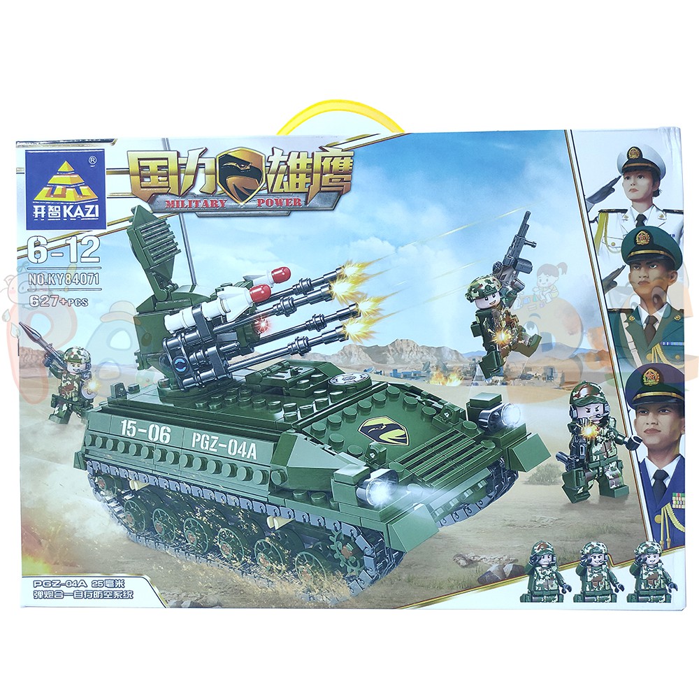 Lego Xe Tăng 6 Nòng - Đồ Chơi Lego Minecraft Lắp Ghép Super Tank Quân Sự - 627+ Chi Tiết - Ảnh Shop Chụp - PiBo