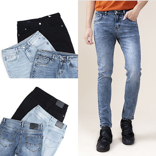 Quần Dài Jean Slimfit Đơn Giản Y2010 B42 19772|YaMe|