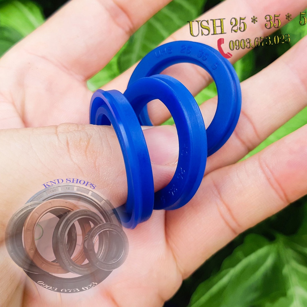 Phớt thủy lực UN 25*35*5, phớt chắn dầu thủy lực chuyên cho máy đào, máy xúc, cẩu và xe nâng | KND Shops