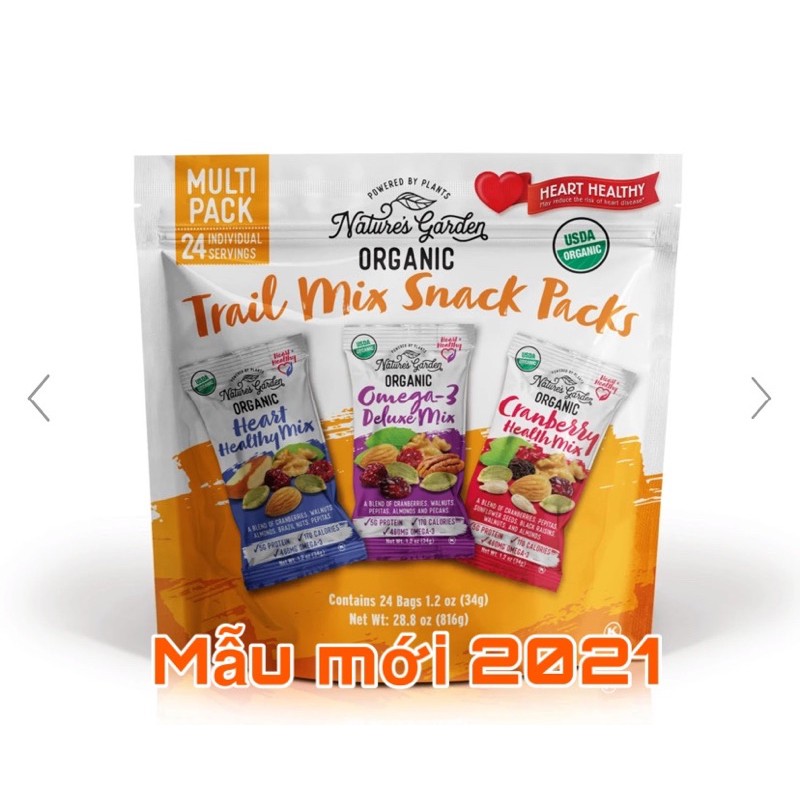 Hạt tổng hợp Trail Mix Organic 816g