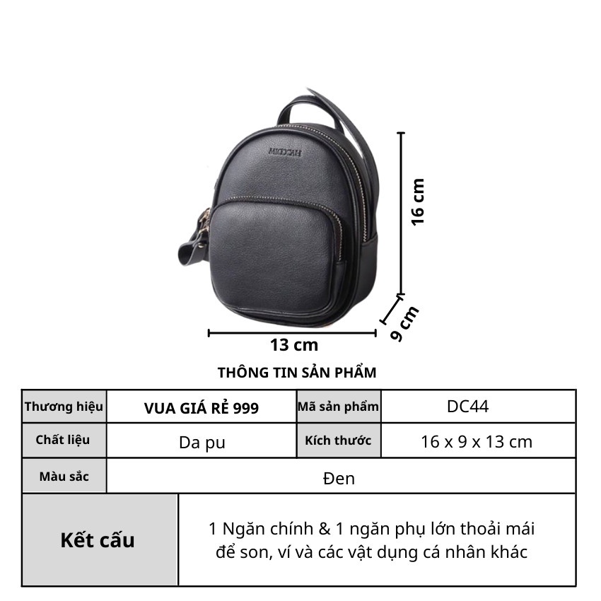 [FOLLOW SHOP MUA HÀNG GIÁ XƯỞNG] BALO MINI NHỎ XINH DC44