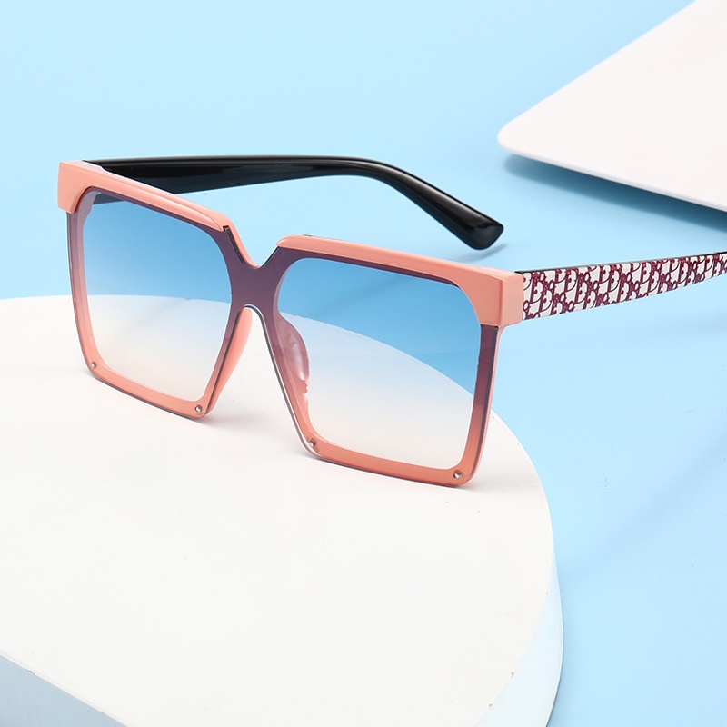 Kính Mát Gọng Vuông Lớn Phong Cách Retro Thời Trang Cho Nữ