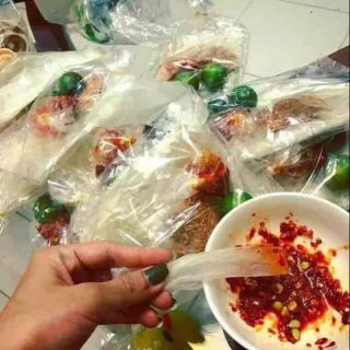 Combo 100b Bánh Tráng Muối Tôm ớt Tắc Trúc Lam