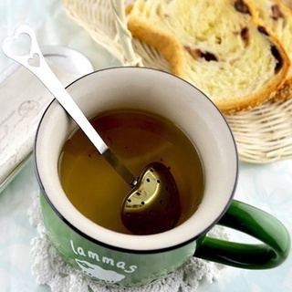 Heart Shape Stainless Steel Tea Infuser Spoon Strainer Steeper Handle Tea Strainer Tool【vollter1】