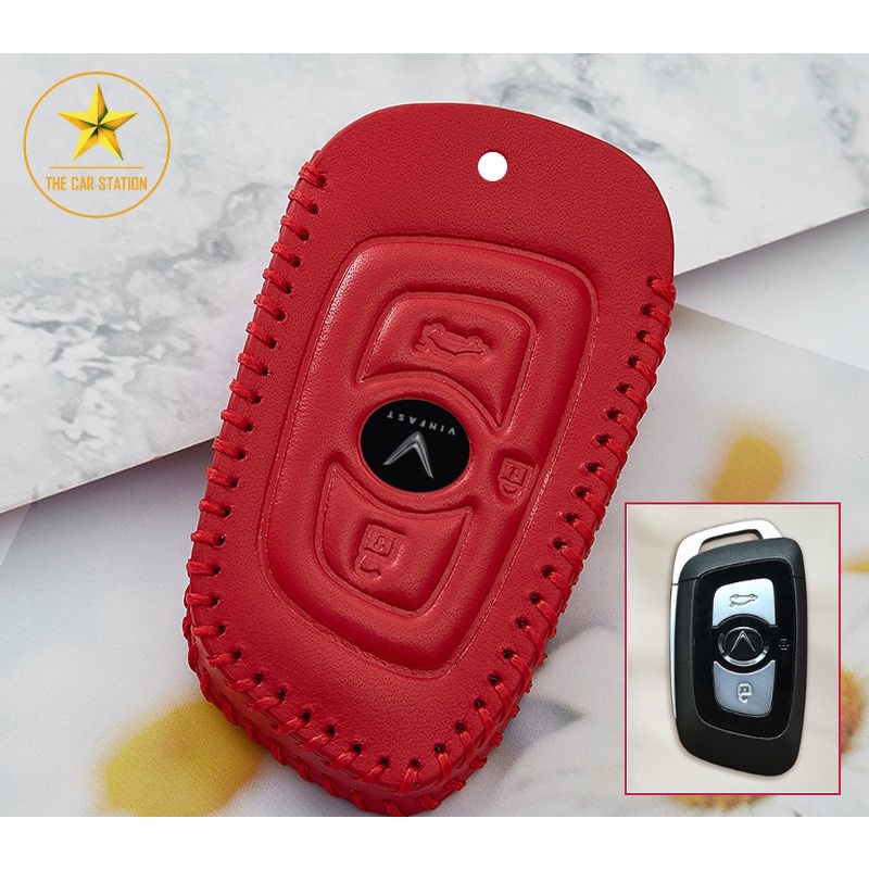 - Bao da bọc chìa khóa xe hơi ô tô Vinfast Lux A & Lux SA - Ốp chìa khóa Vinfast Lux A - Mẫu 31