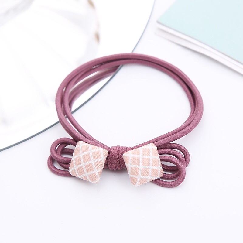Combo 2c Dây Buộc Tóc Dễ Thương Cute phong cách Hàn Quốc - Thun cột tóc học sinh nhiều màu siêu rẻ