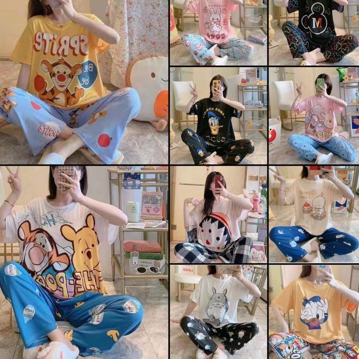 Miliki PIYAMA XXL XL LD120 110 Nhập Khẩu Trang Phục Ngủ Nhỏ / Lông Chồn / Gấu POOH / STITCH / Gấu Bông OVERSIZE / Hàn Quốc Kịch Bản / Hàn Quốc / STITCH / Gấu Bông / Truyện Tranh / Kịch Bản Hàn Quốc / Gấu TEDDY / Gấu Bông / Kịch Bản Hàn Quốc / Gấu Bông / G