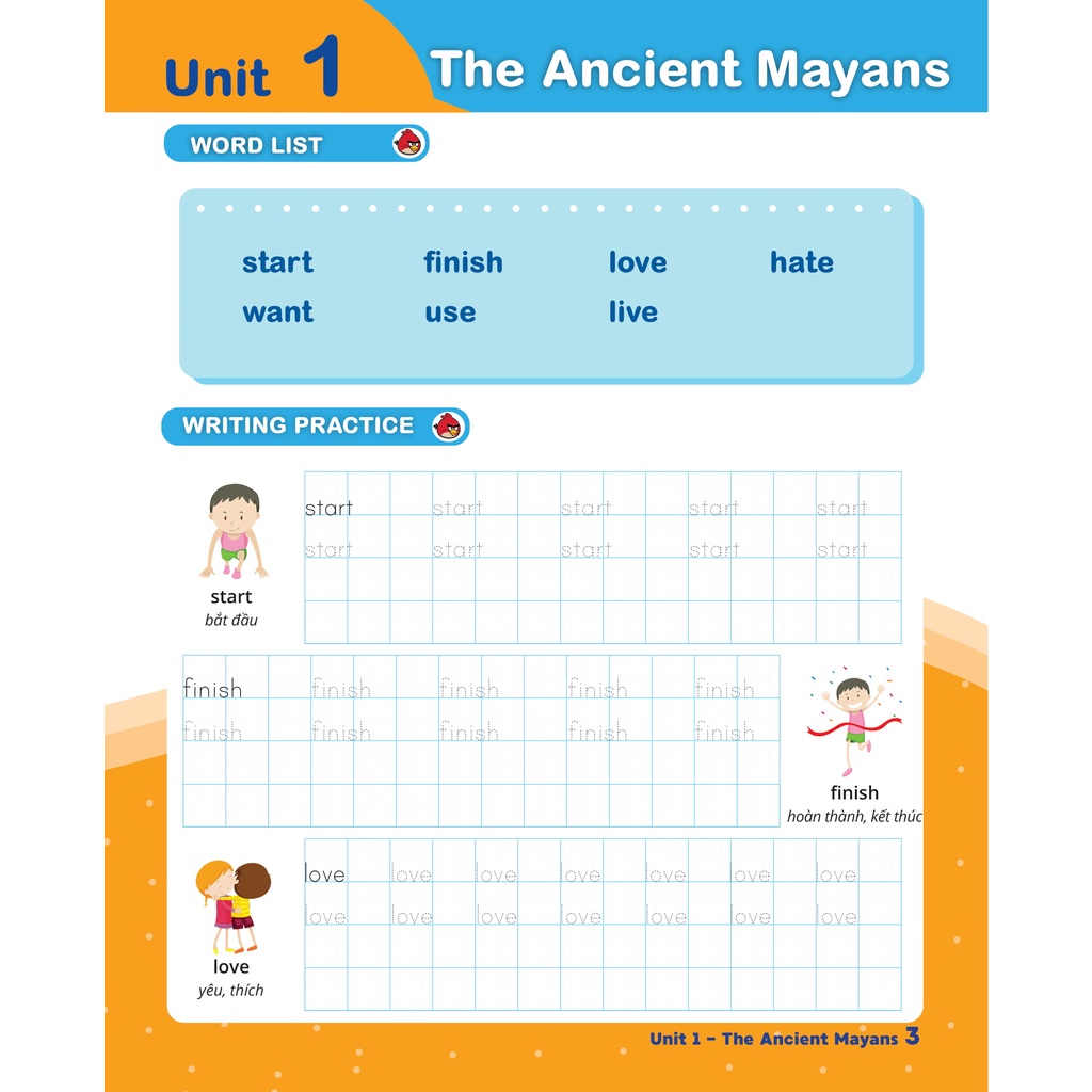 Sách Luyện Viết Chữ Nhớ Từ Vựng - English Writing Family &amp; Friend 5