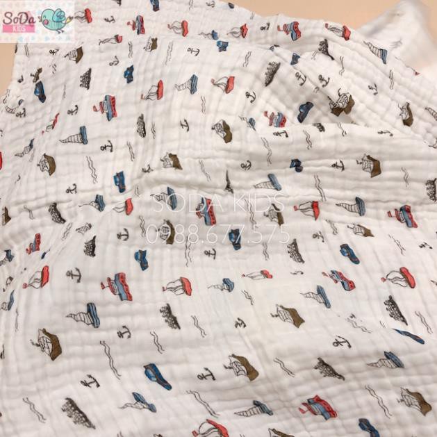 XẢ KHO KHĂN TẮM XÔ 6 LỚP NHĂN 110x110CM