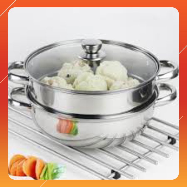 Nồi Hấp 2 Tầng Inox size 28cm