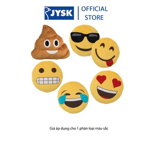Gối trang trí hình mặt cười | JYSK Emoji | DK35cm