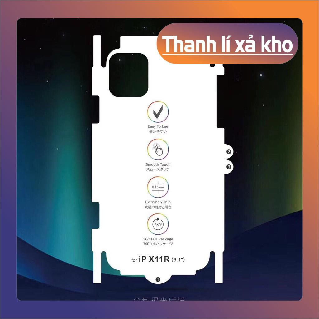 [K] IPHONE 11(5.8, 6.1, 6.5) DÁN FILM PPF FULL MẶT SAU CAO CẤP ^^