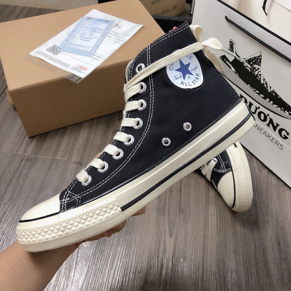 CV đen cao [TẶNG MÓC KHÓA - FULL BOX] giày giày thể thao nam nữ Converses đen cao giày Cv đen cao cổ tăng chiều cao | BigBuy360 - bigbuy360.vn