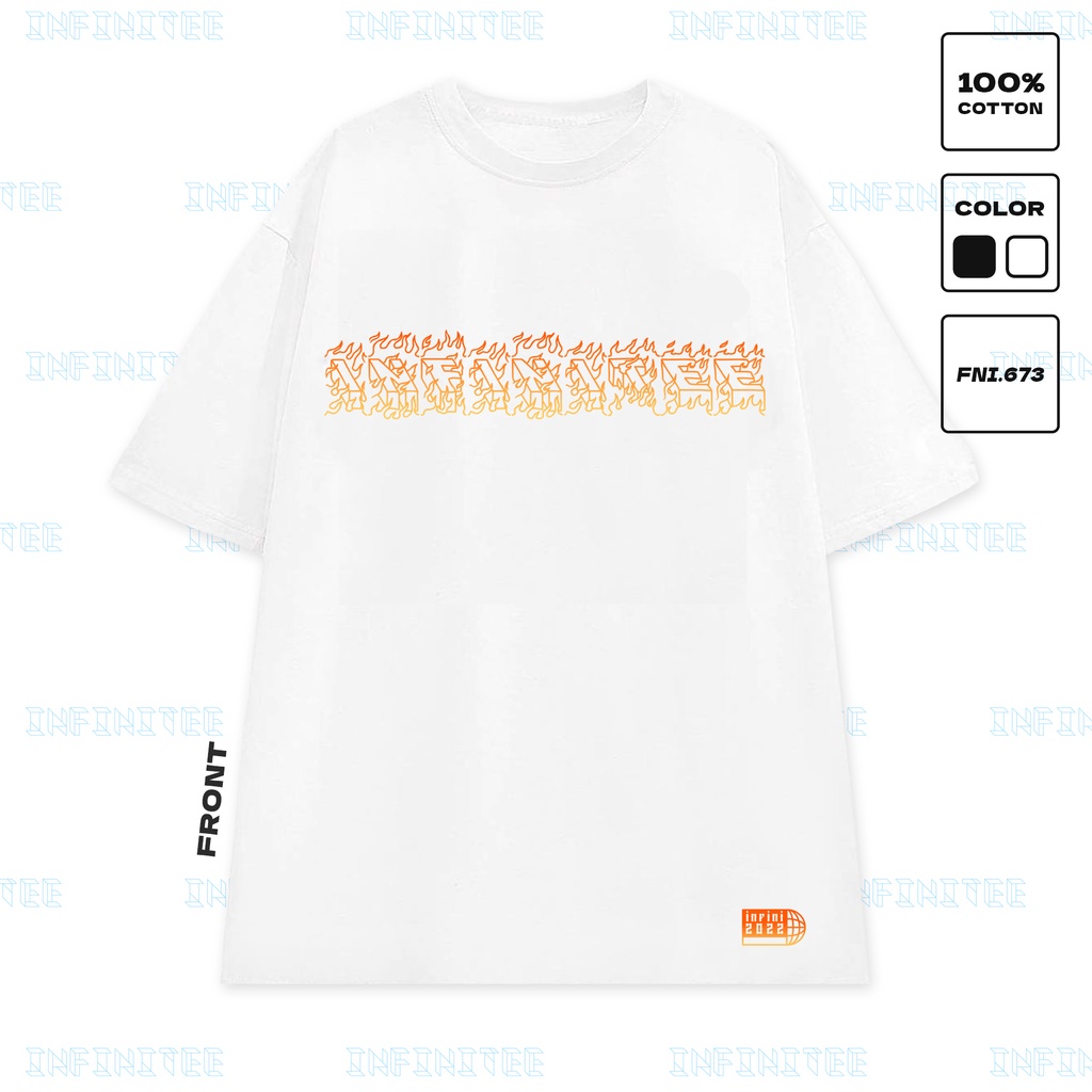 Áo thun in hình INFINITEE FNI0673, Thun 100% US COTTON form rộng UNISEX | BigBuy360 - bigbuy360.vn