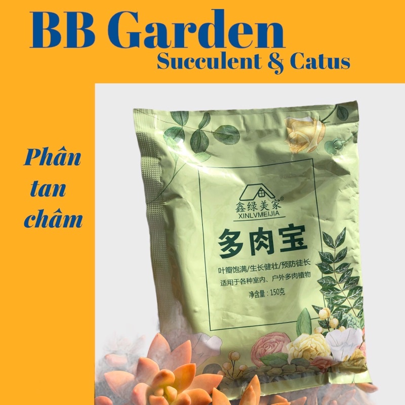 Phân tan chậm dành cho sen đá, xương rồng