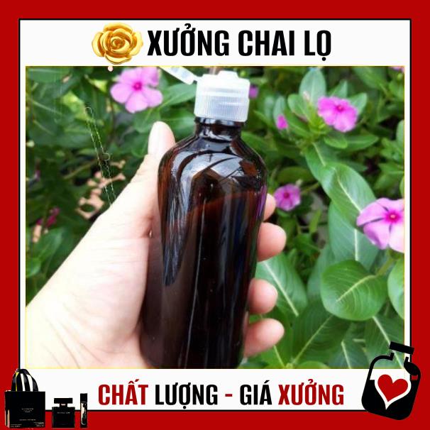 Chai Chiết Mĩ Phẩm ❤ TOP GIÁ RẺ ❤ Chai nắp bật thủy tinh 50ml,100ml chiết mỹ phẩm , , phụ kiện du lịch