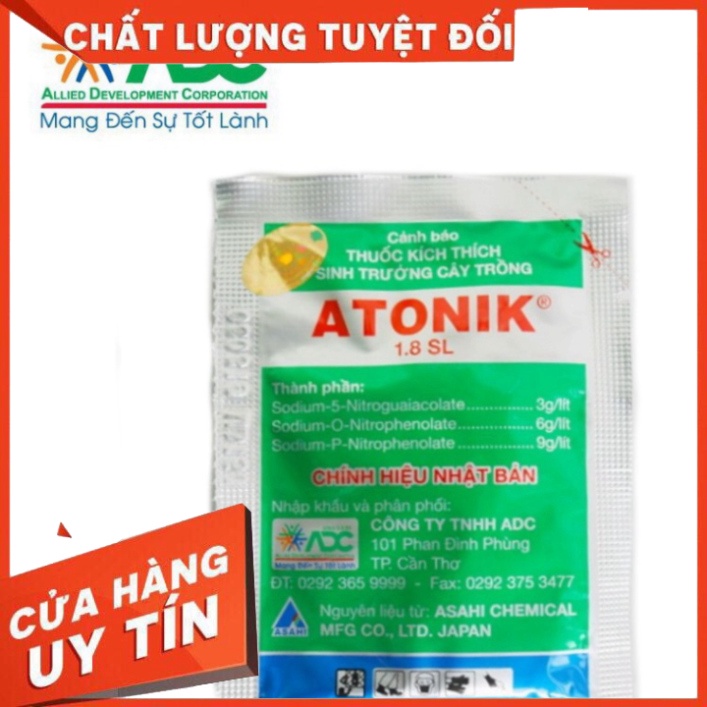 ATONIK 1.8SL Thuốc Kích Thích Tăng trưởng Cây Trồng, Phân bón lá atonik kích rễ nảy mầm - gói 10ml - Nhà thuốc An Khang