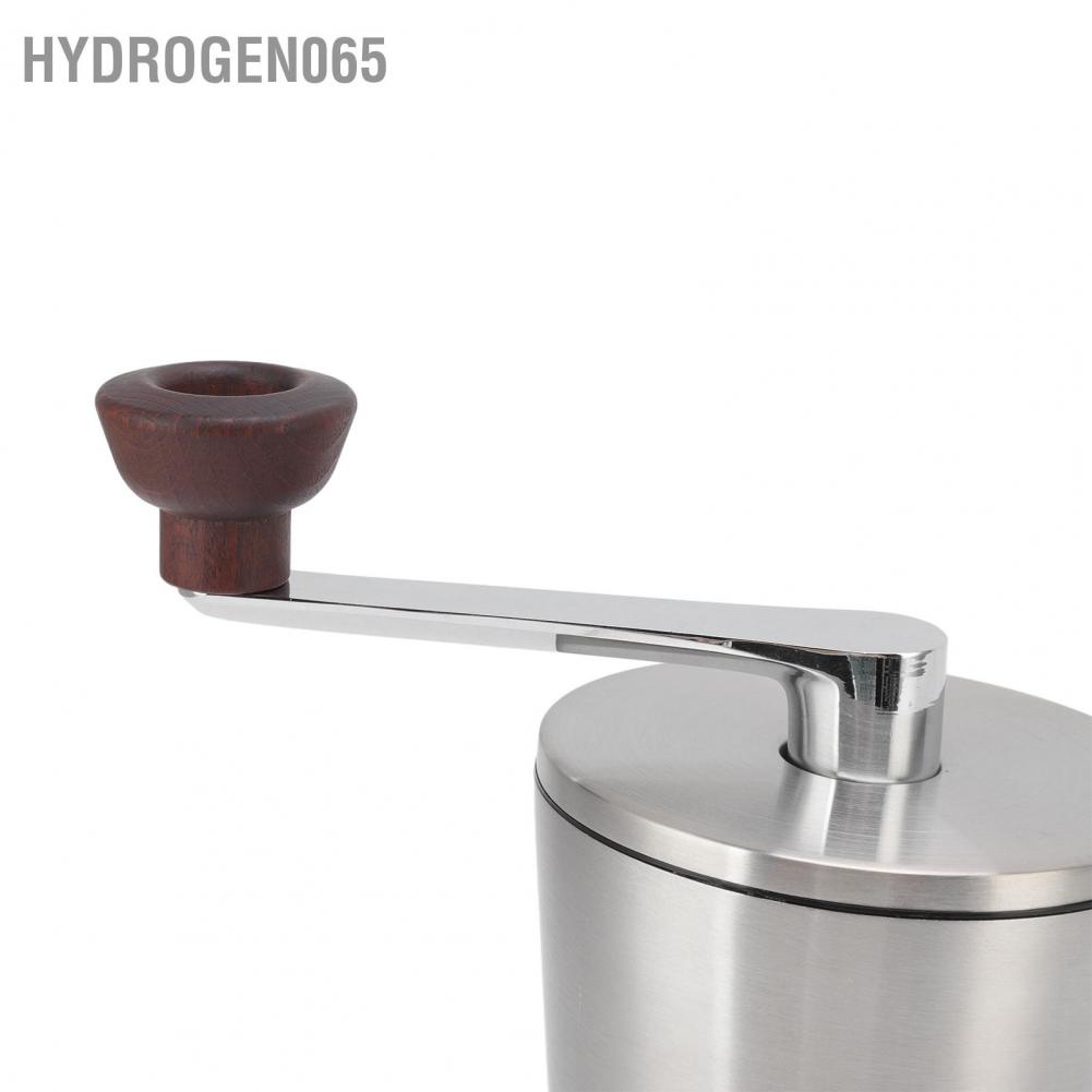 Máy xay cà phê bằng tay thép không gỉ 304 Có thể điều chỉnh độ dày quay pha di động ngoài trời Hydrogen065