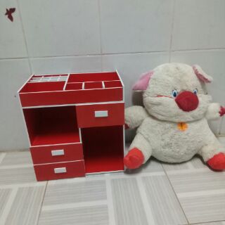 Tủ đựng mỹ phẩm 3 học đỏ siêu to