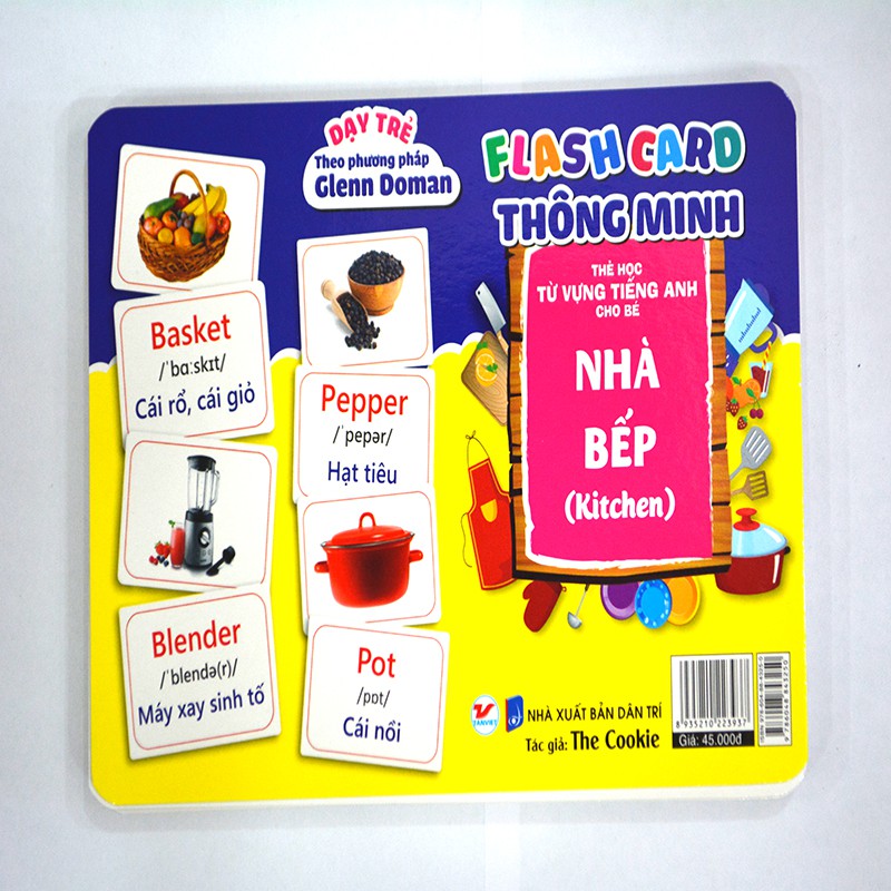 Sách - Flash Card Thông Minh - Nhà Bếp