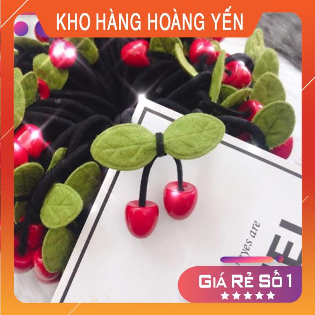 Dây buộc tóc cherry hàng xịn đẹp