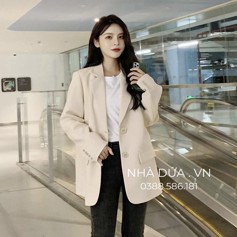 Áo vest nữ khoác ngoài màu hồng 2 lớp Quảng Châu cao cấp - Áo blazer khoác ngoài nhiều màu công sở phong cách Hàn Quốc | BigBuy360 - bigbuy360.vn