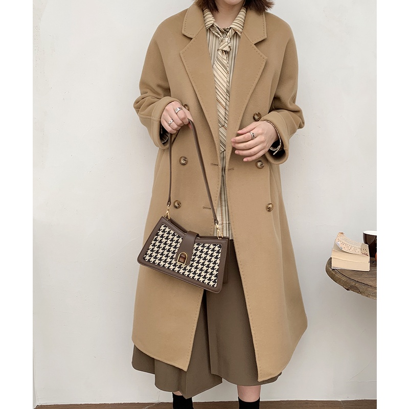 Túi xách nữ đeo chéo đeo vai Micocah dáng công sở thời trang phối màu Vintage da cao cấp cực đẹp MSP: 602 ClidStore