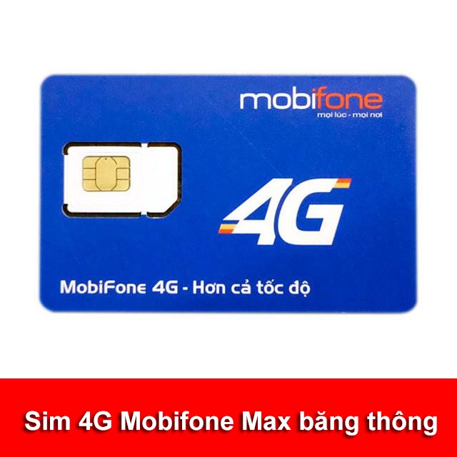 [VP51], [Mobifone VPB51] SIM 4G MAX BĂNG THÔNG TỐC ĐỘ CAO - 100K/Tháng