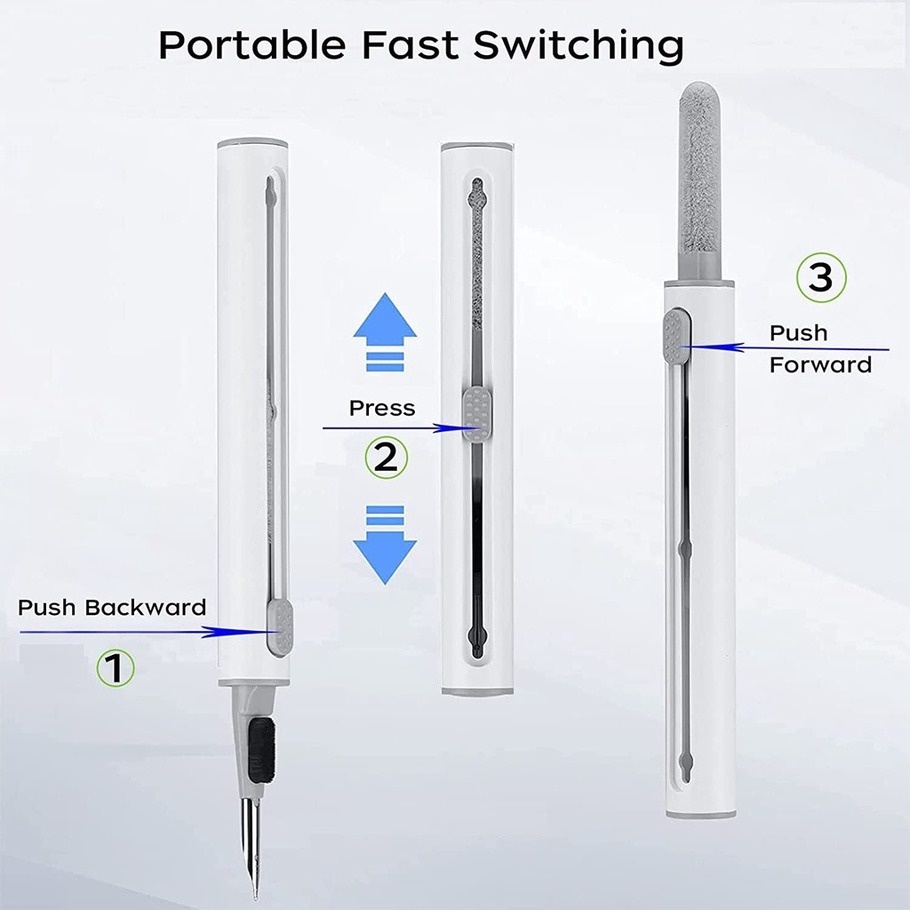 Bộ Dụng Cụ Vệ Sinh Tai Nghe Bluetooth Airpods Pro 1 2 Cho IPhone Xiaomi Huawei Samsung