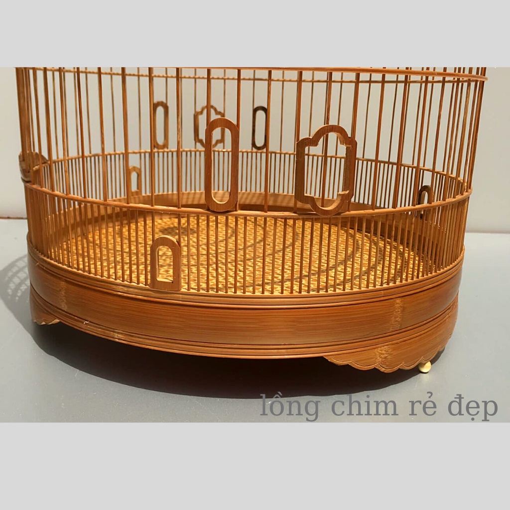 Lồng chim Chòe than Lồng Chim Vác trúc già đẹp kèm phụ kiện