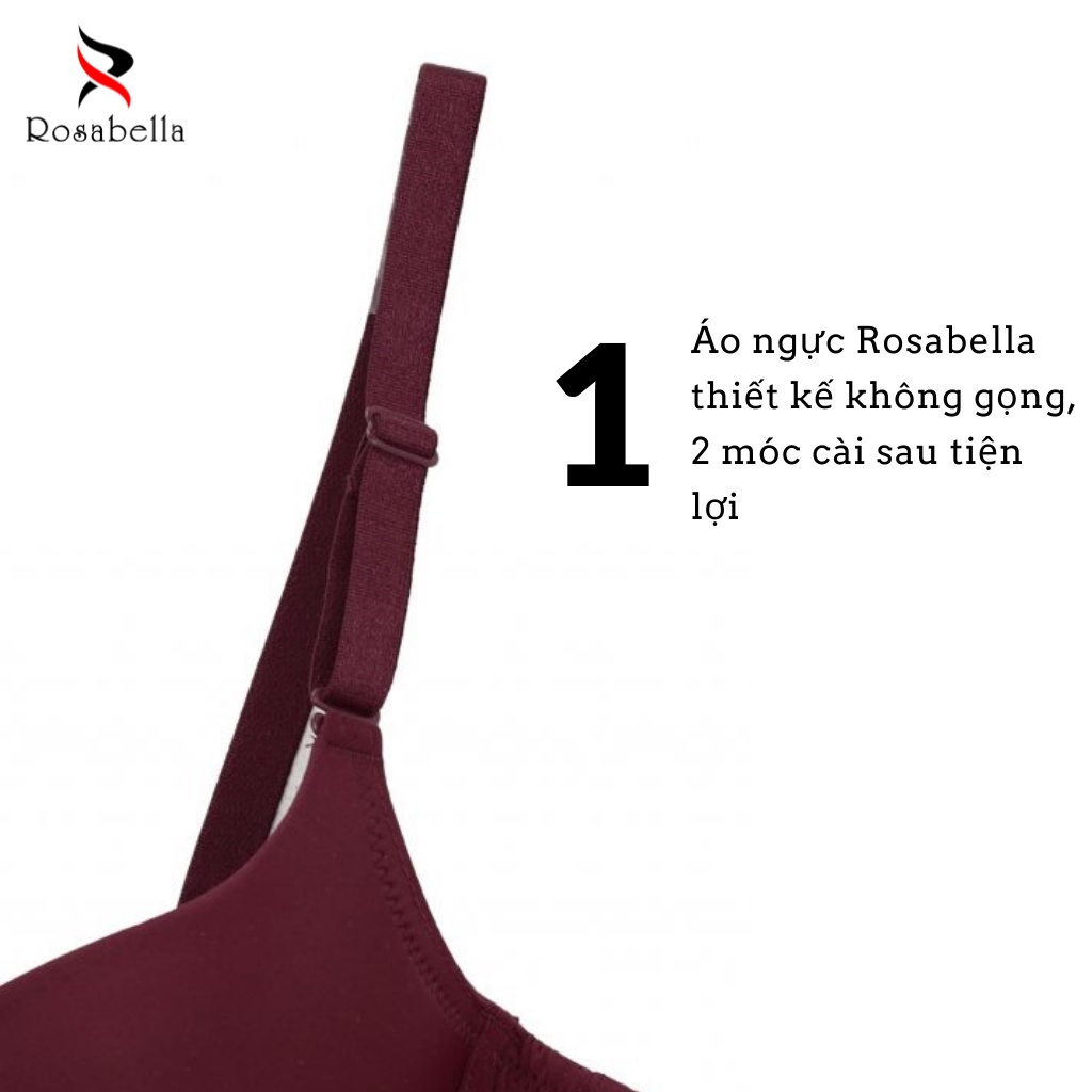 Áo Lót Có Gọng ROSABELLA Cup Ngực 3/4 Giúp Định Hình Và Nâng Ngực Tối Đa RW43