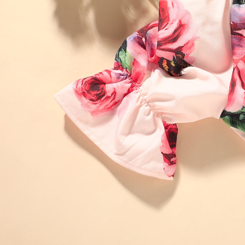 Combo bộ đồ bé gái 1-5 tuổi tay áo croptop quần đùi set mùa hè thời trang cho bé trẻ em