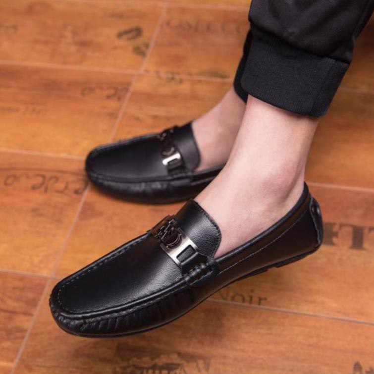 Xả Chính Hãng Giày nam cổ điển chia da Giày mùa hè Trượt trên Loafer Phong cách phương Tây Mát mẻ " x '\ -h11