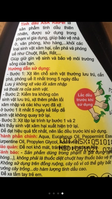 Đuổi chuột Asa ( giá mới 1.2022)